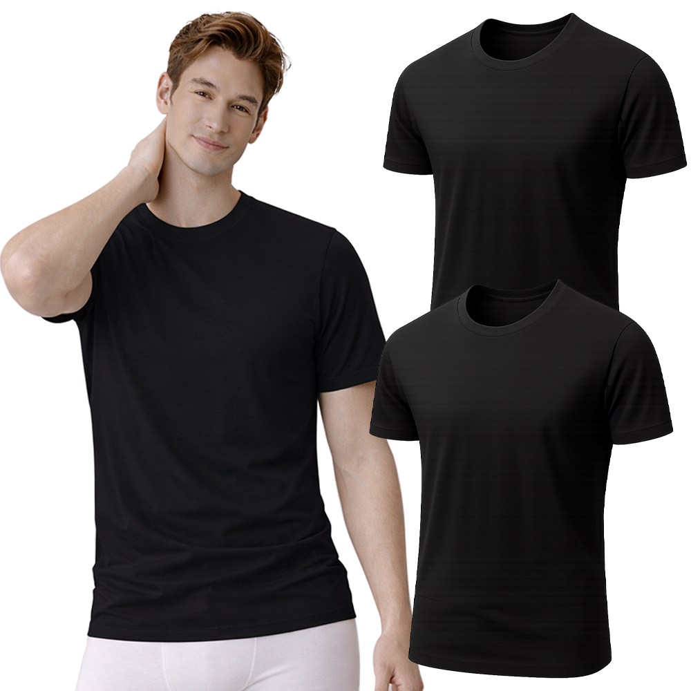 BYC 남자 순면 무지 라운드넥 반팔 티 34,500원