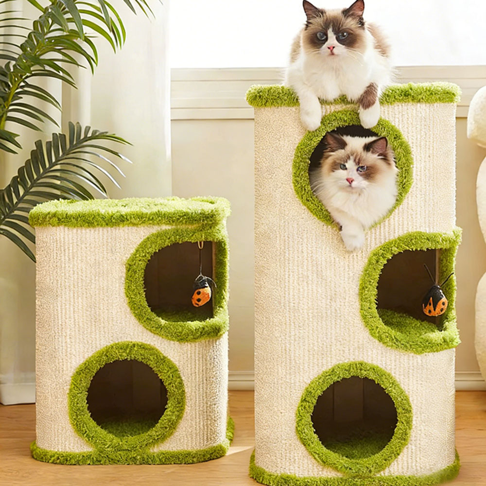 헬로미펫 통나무 고양이 캣타워 스크래처 숨숨집 118,000원