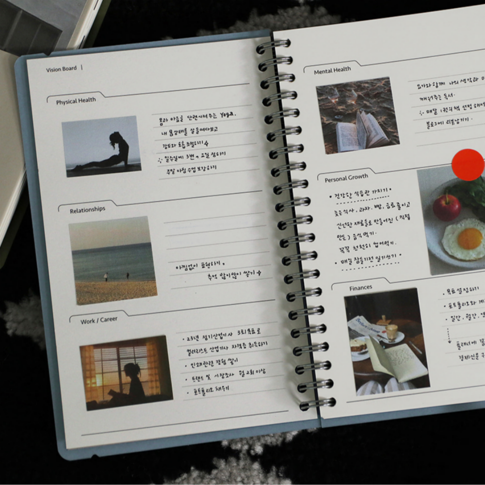 불렛저널 만년 다이어리 위클리 플래너 스프링 노트 페이퍼리안 11,700원