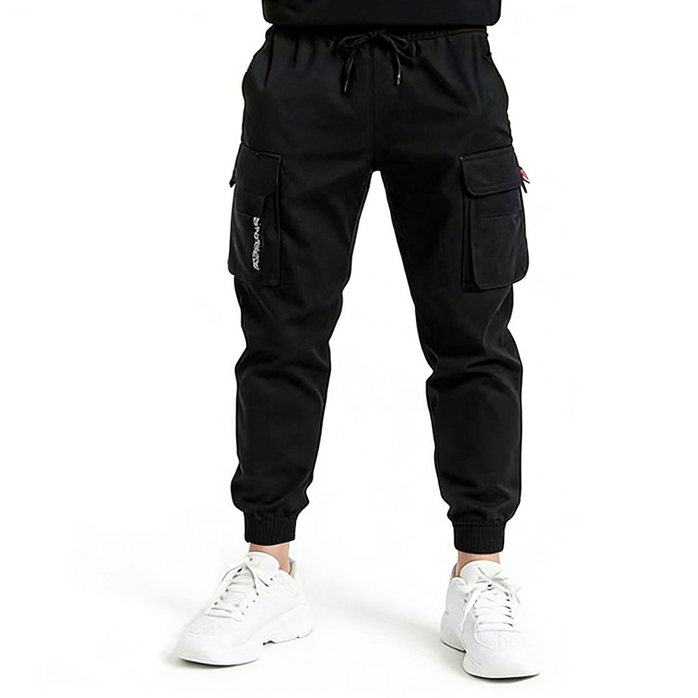 차쿠 4계절 남성 카고바지 테크웨어 조거팬츠 포켓 캐주얼팬츠 작업복바지(4계절 겨울 기모) 11,800원