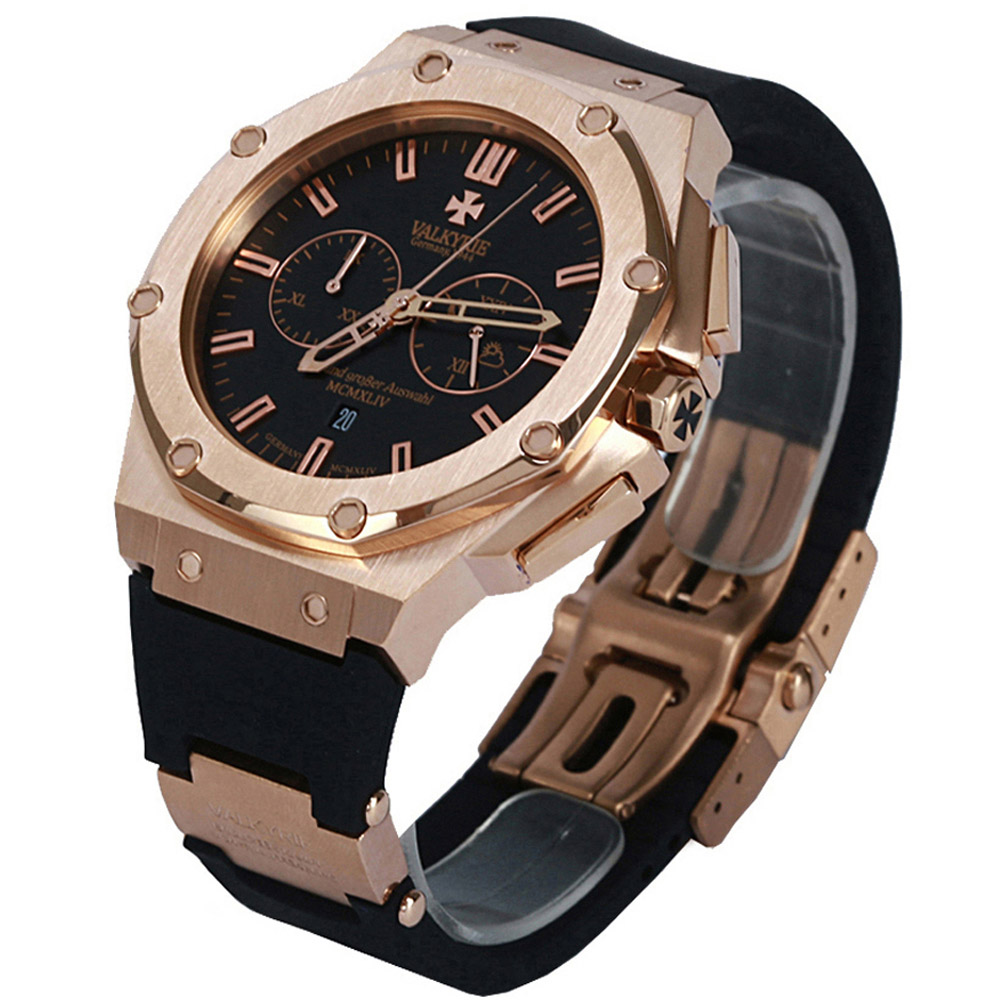 발키리 다스크로노 V-7075AG (올 로즈골드) 골드스틸스트랩+실리콘밴드 589,000원