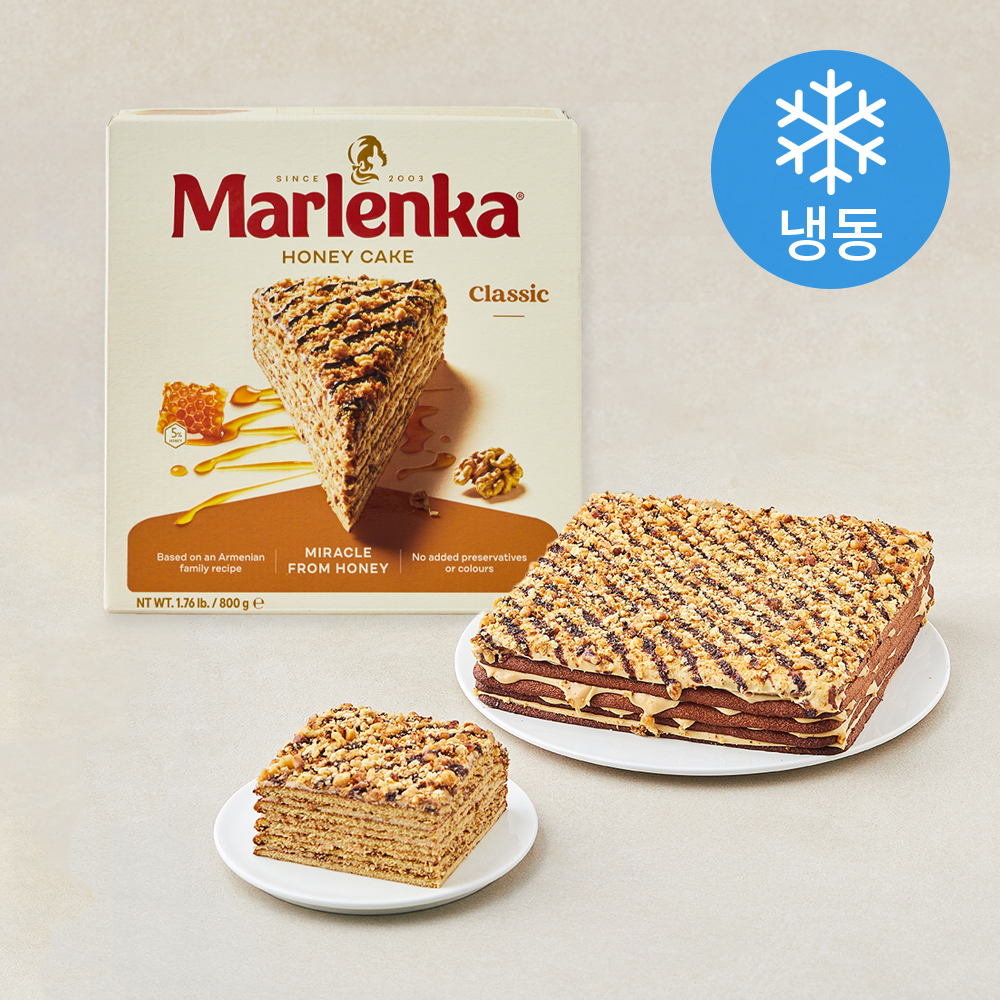 [로켓프레시] 말렌카 호두맛 허니케이크 (냉동), 800g, 1개 31,500원
