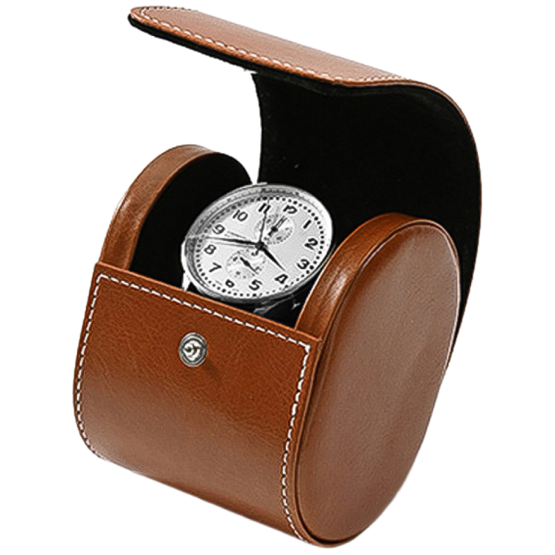 FANXI 고급 PU 가죽 시계 보관함 여행용 포터블 싱글 시계케이스 보석 선물 상자 크리스마스 기념일 생일 고급 손목시계 주머니 정리함 시계 디스플레이 스탠드 포장용 28,000원