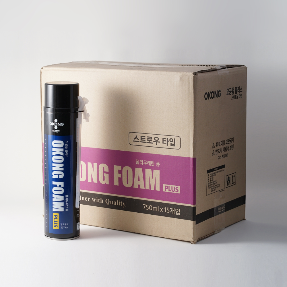 오공 충진보수 우레탄 폼 플러스 폴리우레탄폼 스트로우 타입 55,000원