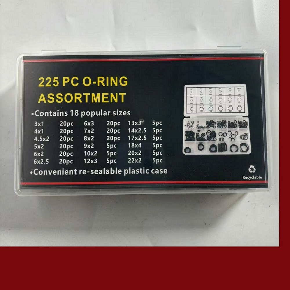 바루본 고무링 고무 오링 패킹 세트 산업용 방수 오링 원형 고무링 18종 225p, 1개 9,210원