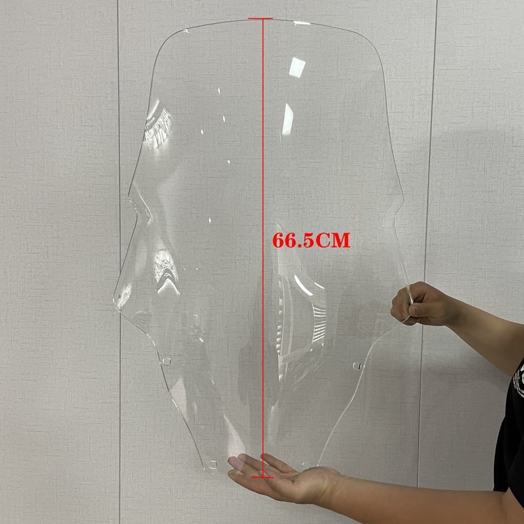 혼다 2023 포르자 350 forza 롱 윈드 스크린 튜닝 쉴드 튜닝 65cm 23년식 이상, 1개 59,800원