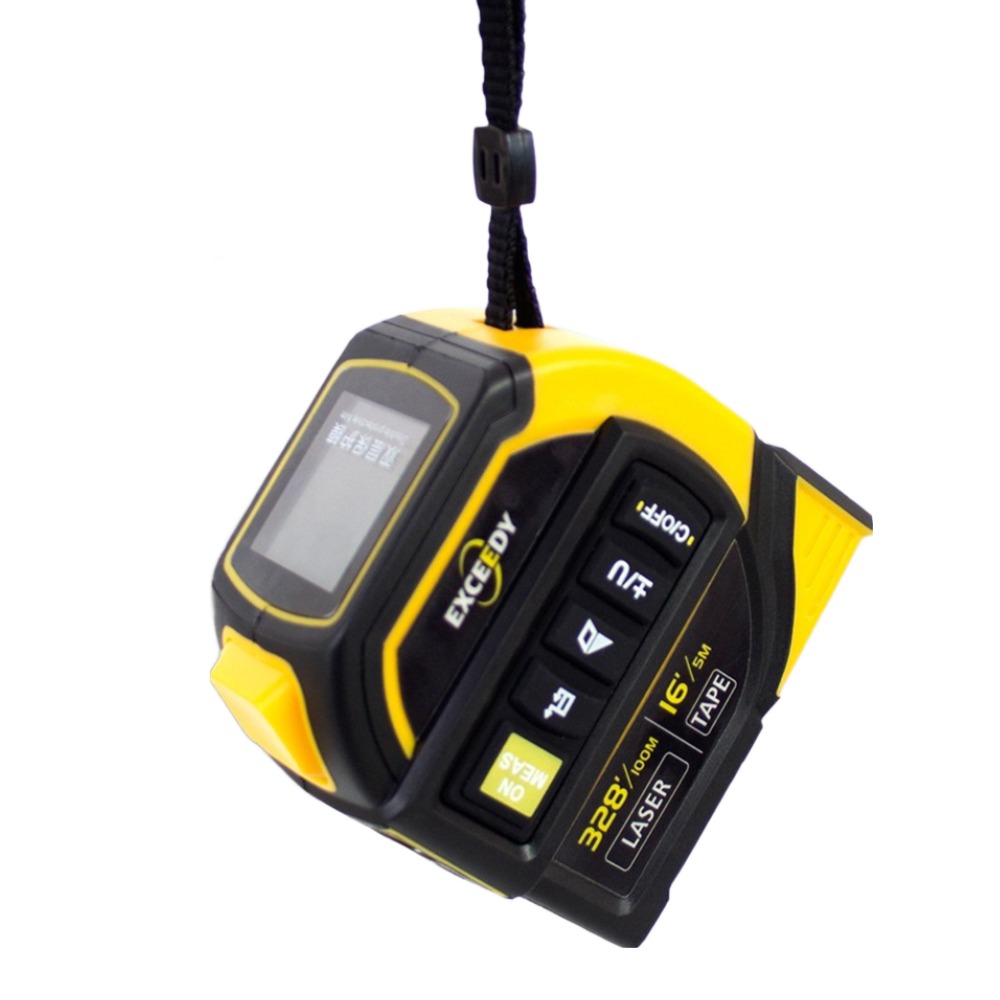 4 in 1 휴대용 스마트줄자 레이저 거리측정기 레이저줄자 레이저레벨기 100M , C타입 충전, 1개 84,900원
