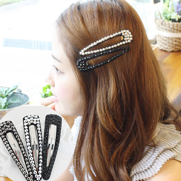 레인걸 [3P세트] 데일리큐빅 똑딱핀 대형 중형 10cm /8cm 앞머리핀 옆머리핀 13,090원