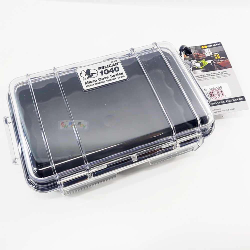 펠리칸케이스 1040 (솔리드블랙, 뚜껑불투명) 52,000원