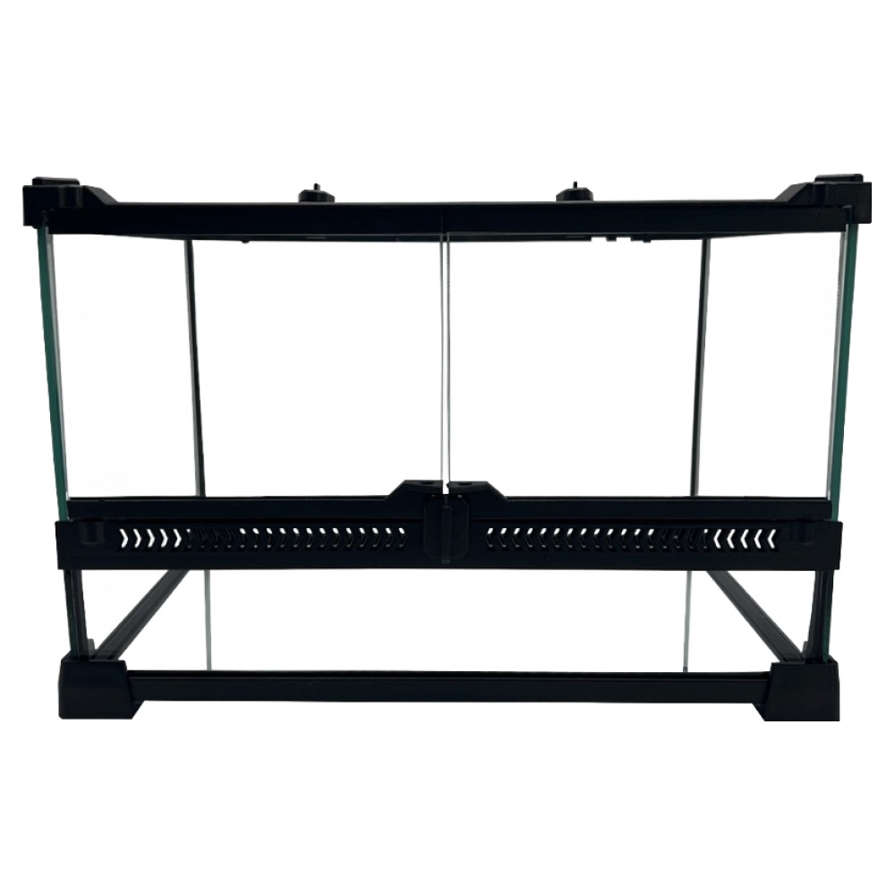 노모이펫 파충류 레인포레스트 탱크 더블도어 30 x 20 x 20 cm YL-111, 투명 + 블랙, 1개 68,000원