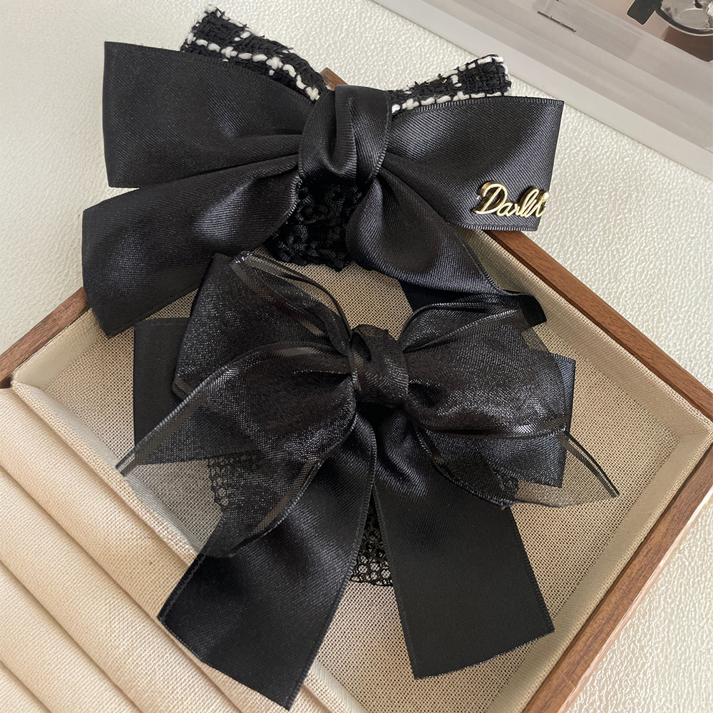 스타일플래닛 고급 리본 헤어망 자동헤어핀 2종 세트 6,900원