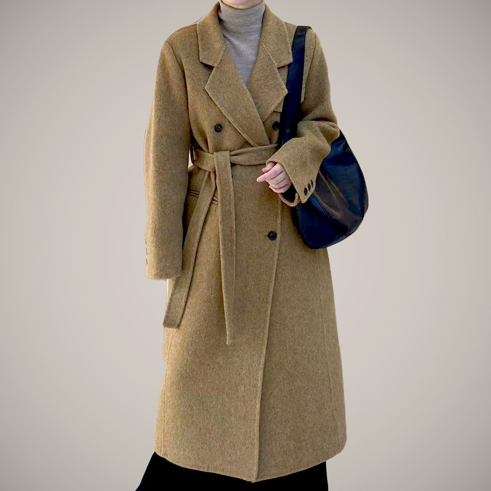 [C&D] 3color 겨울 클래식 핸드메이드 루즈핏 테일러드 더블 롱 코트 126,000원