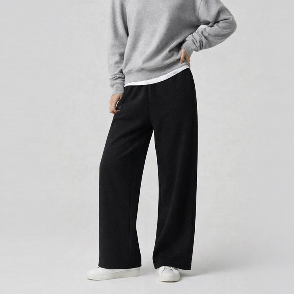 와이드 팬츠 쭈리 면 여성용 트레이닝 바지 여자 와이드 츄리닝 19,900원