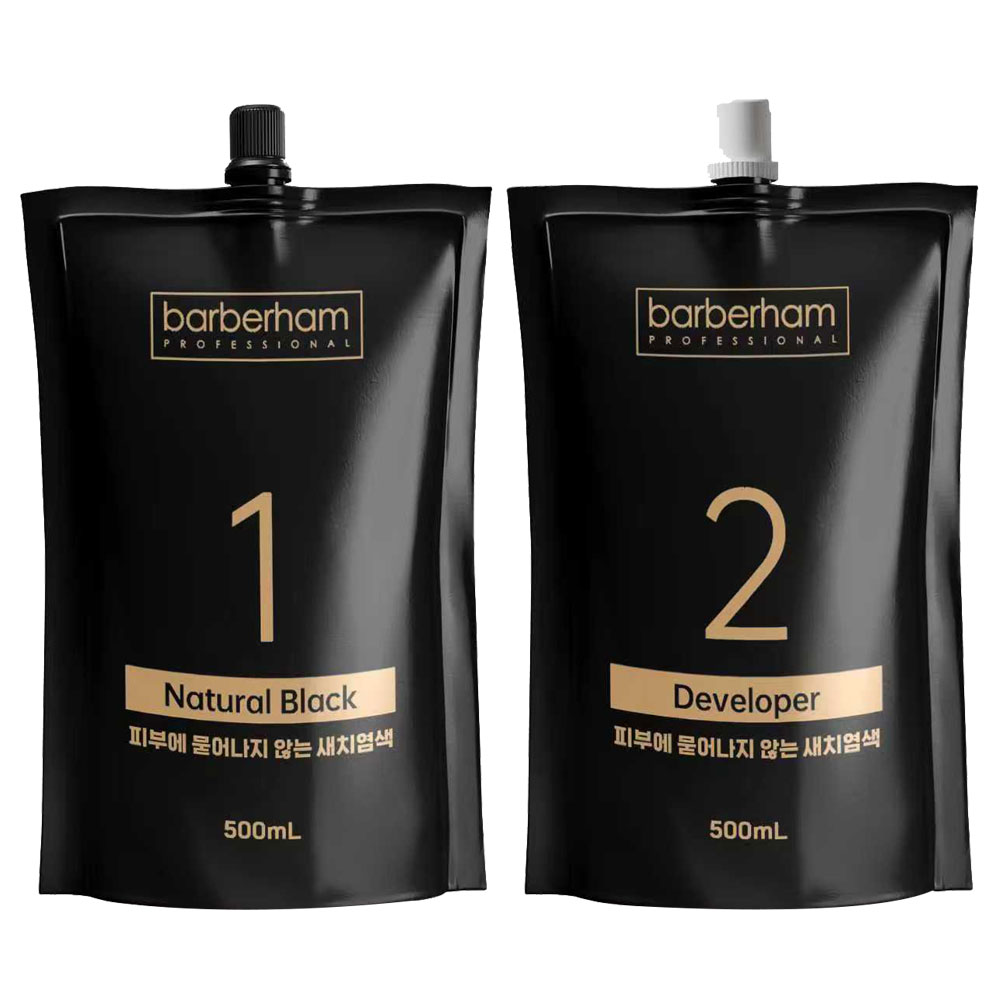 바버함 새치 염색약 저자극 피부에 안묻는 셀프 흰머리 커버 500g 88,000원