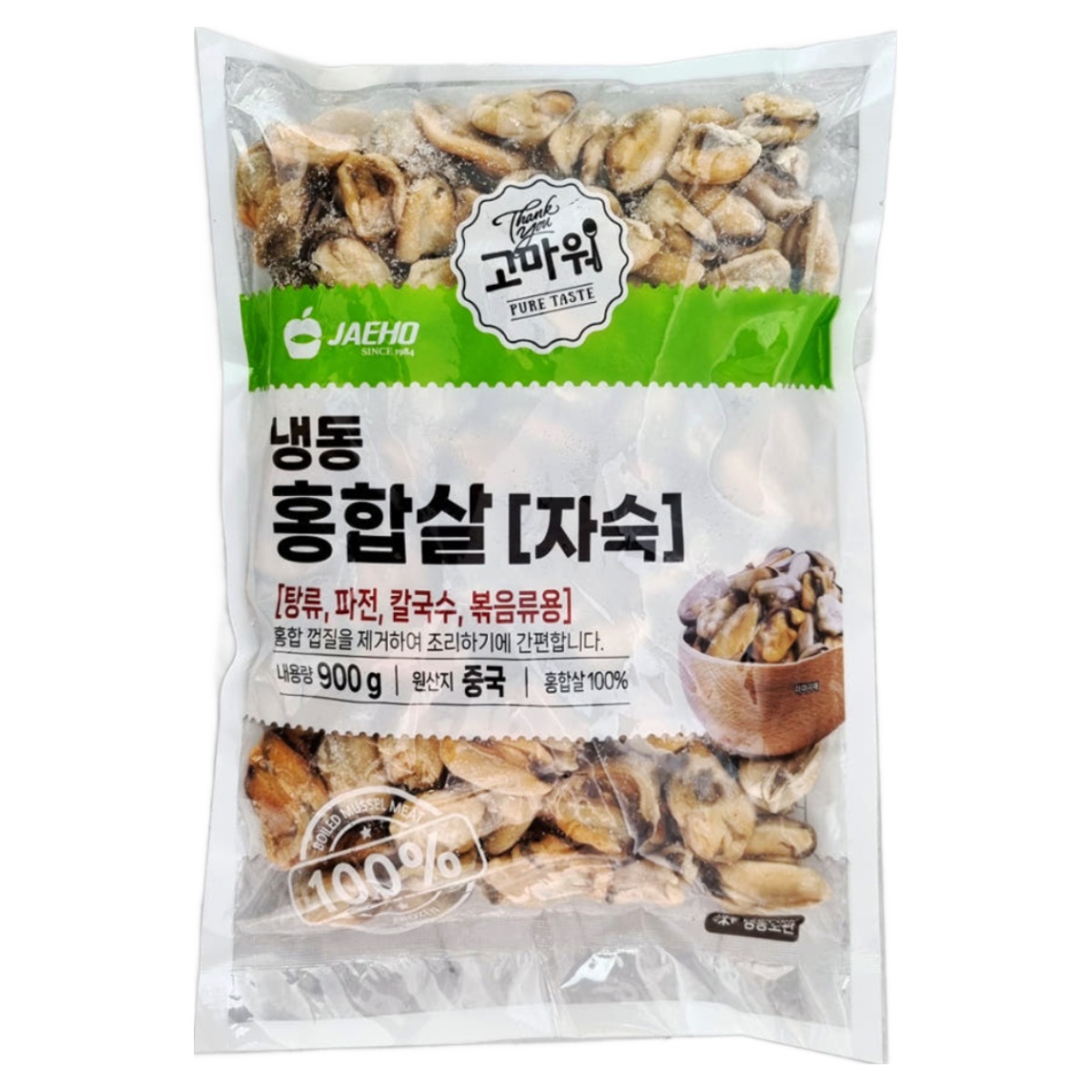 재호 냉동 자숙 홍합살 손질 세척 깐홍합, 1개, 900g 10,850원