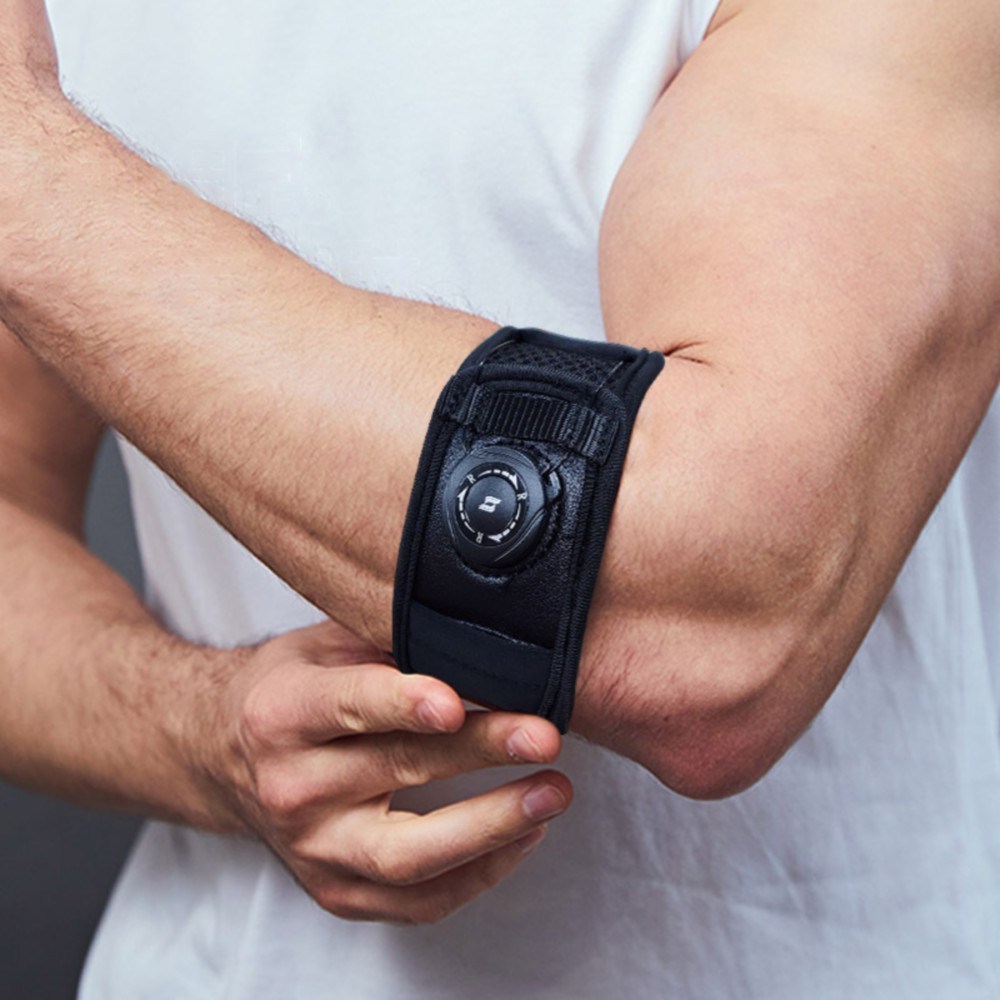 블레오 다이얼식 헬스 골프 배드민턴 테니스 엘보 팔꿈치 보호대 스포츠 밴드 테이핑 아대 남녀공용 13,570원