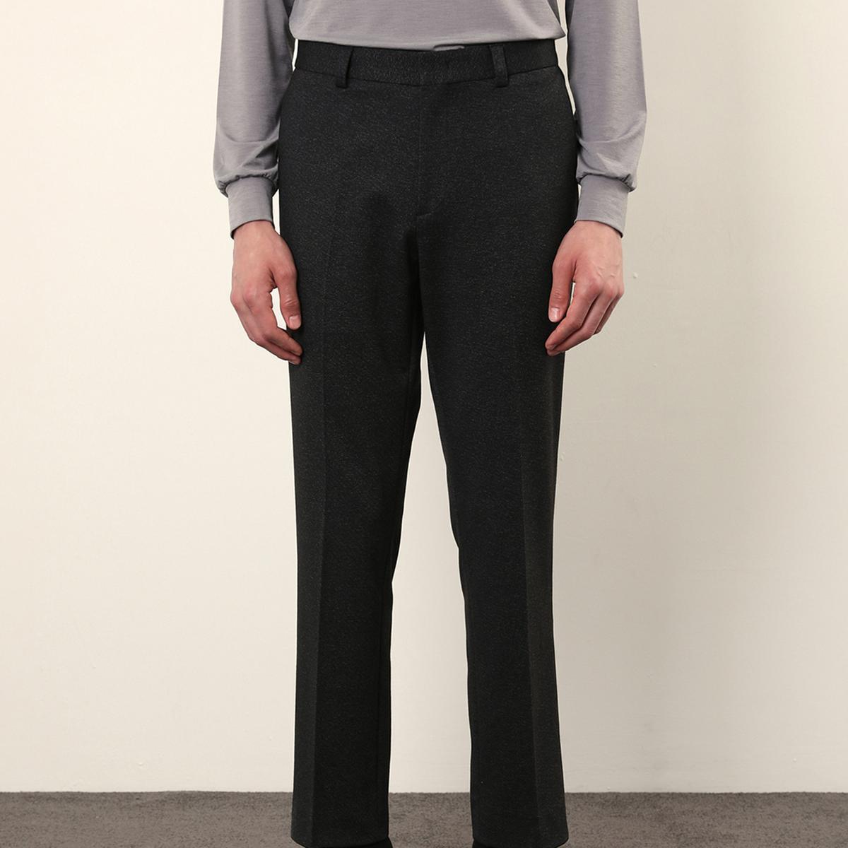 인디안 고신축 폴리스판 멜란지 가로조직 기본핏 바지 DL4F-2001-8111 59,000원