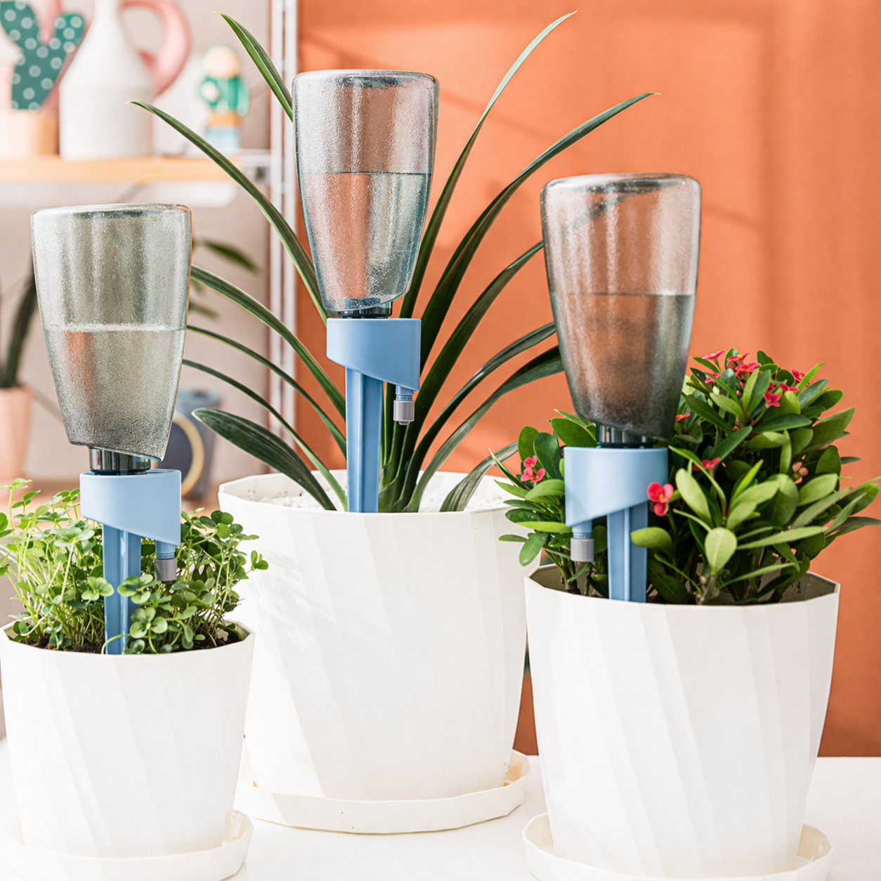 웃는살림 식물자동급수기 화분 자동 급수기, 블루, 3개 11,900원