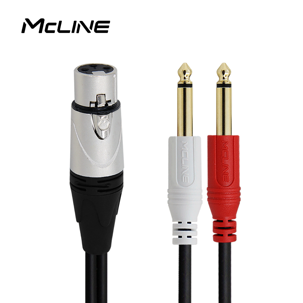 맥라인 캐논 XLR to 2TS 모노 5.5(6.3) Y 케이블 5m MC-HA40 15,000원