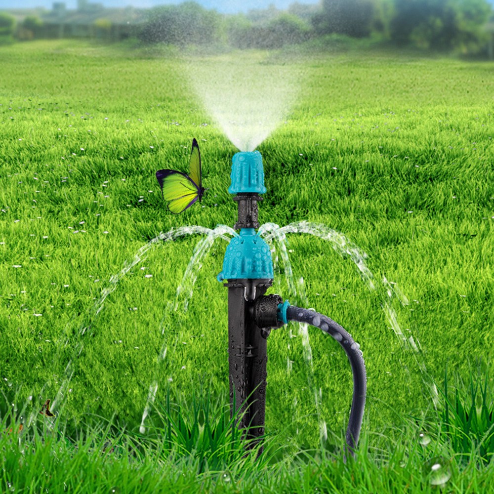 21세기트랜드 민초 원터치 듀얼 노즐 스프링클러 잔디 물주기, 혼합, 1개 38,800원