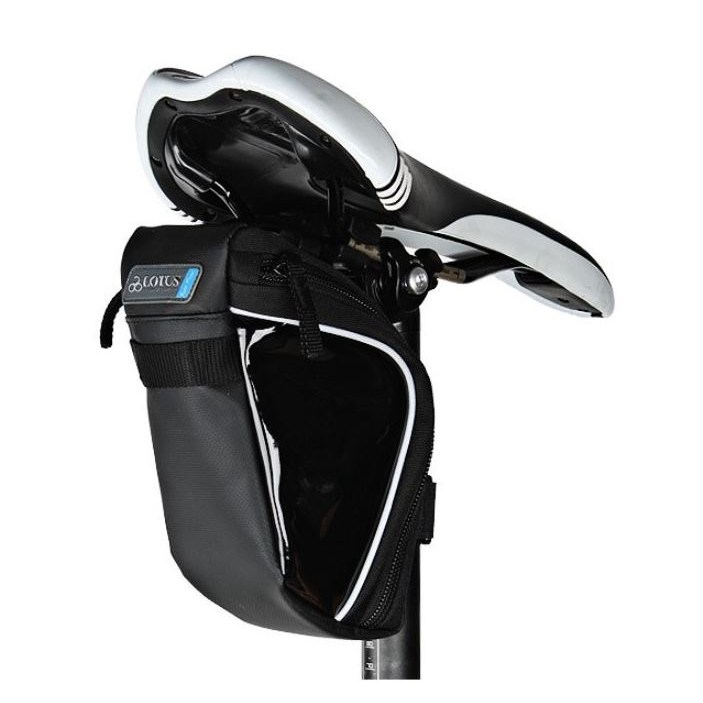 [LOTUS] 로터스 블랙에디션 프리미엄 자전거 안장가방 (0.8리터) - 대만산, 1개 9,900원