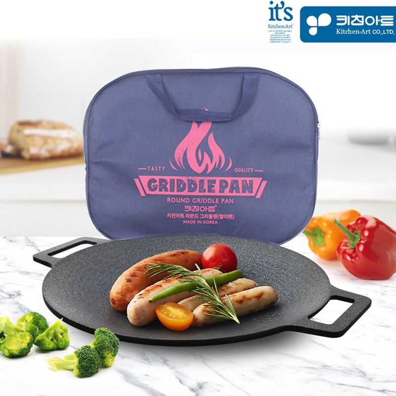 캠핑 코팅 그리들 삼겹살불판 닭갈비판 곱창전골, 1개 21,480원