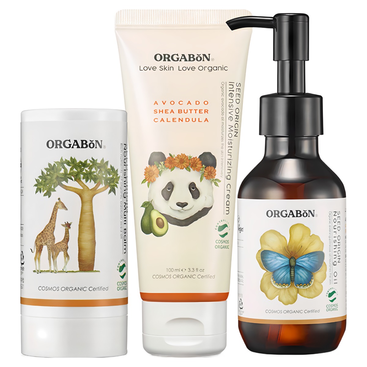 오가본 고보습 아기 영양 3종세트 보습크림+영양오일+멀티밤 62,800원