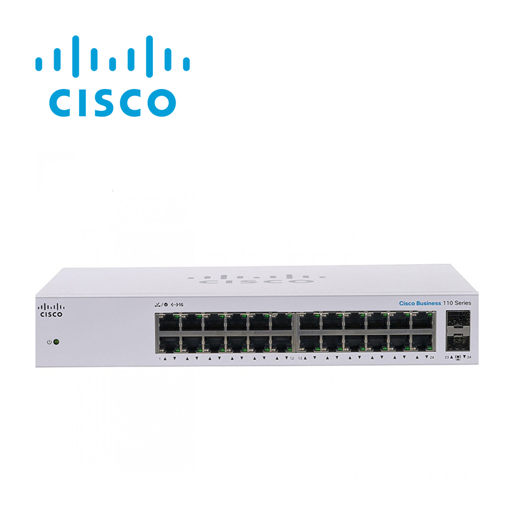 시스코 CBS110-24T [비관리형 1Gbps 24Port or 1G 2Port SFP Switch] 341,000원