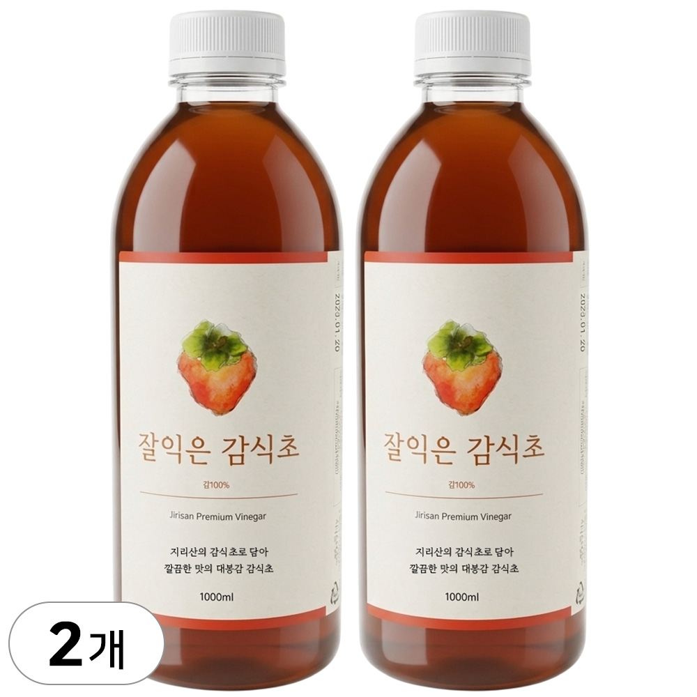 하동 전통 3년숙성 자연발효 감식초 대용량, 2개, 1L 20,300원