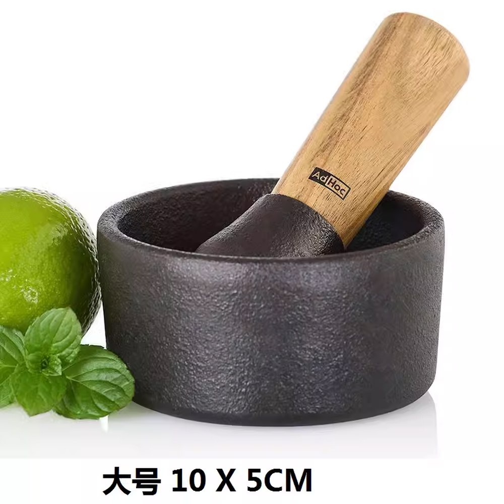 무쇠 미니 절구통 방 다지기 나무 깨갈이 도구 주철 마늘 6 5cm 소형 84,100원