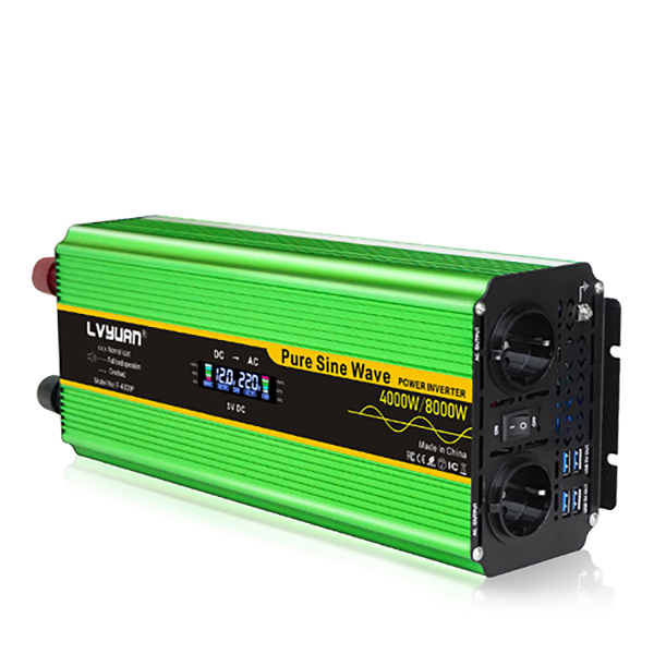 LVYUAN 순수정현파 차량용 LCD 인버터 8000W 캠핑용 차량용 차박 한국형 KC인증 349,000원