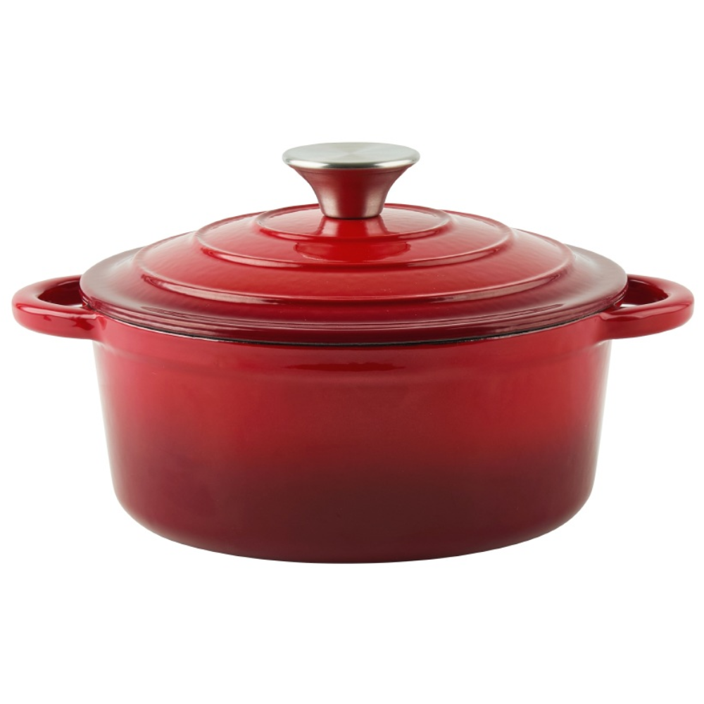 IH 인덕션용 주물냄비 무쇠냄비 양수 열전도, 1개, RED, 24cm 44,900원