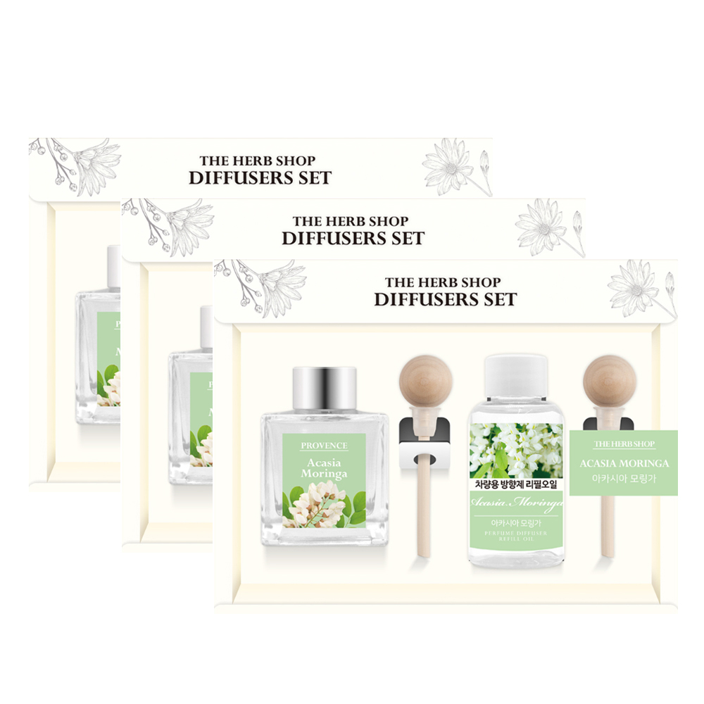 더허브샵 차량용 디퓨져 본품 50ml + 리필 50ml 선물세트 29,500원