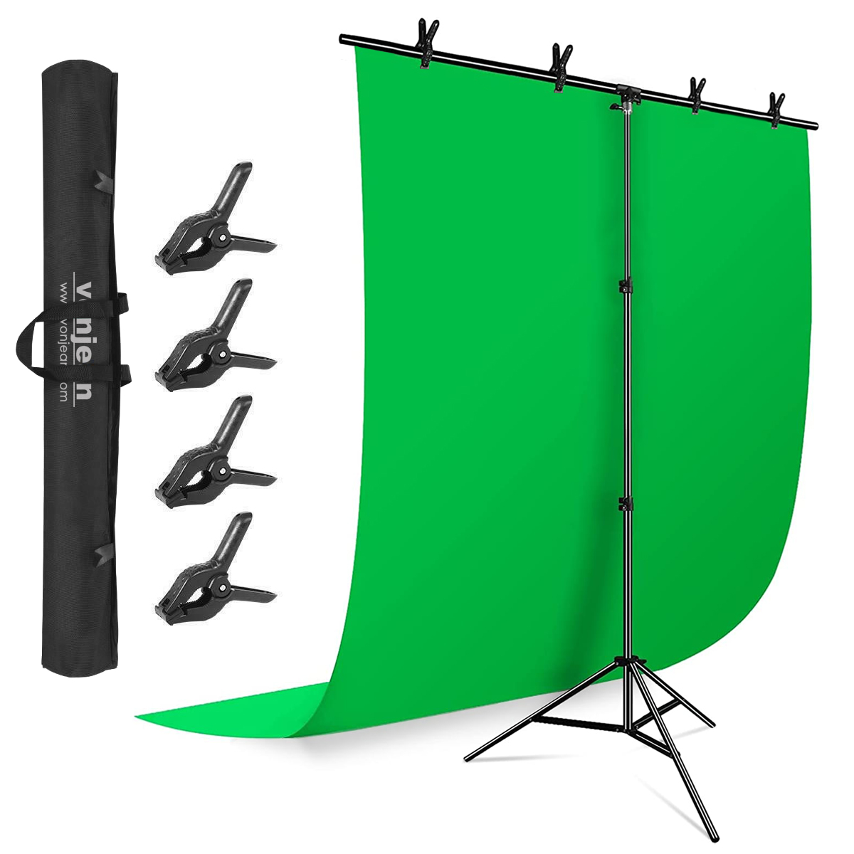 본젠 촬영용 크로마키 백드롭 T스탠드 + 그린 배경천 세트 44,790원