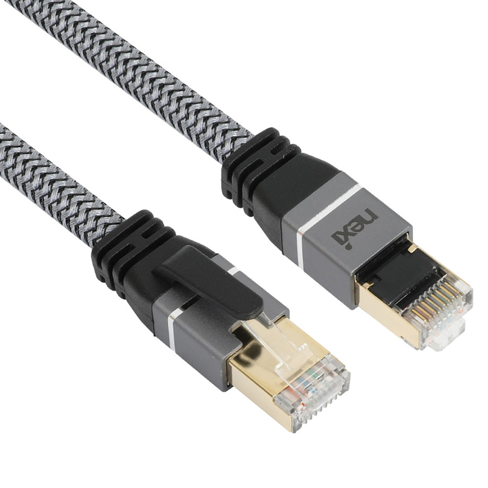 넥시 CAT8 S FTP 초고속 랜선 게이밍 인터넷 랜케이블 NX-SFTP8C, 그레이, 1개, 50cm 4,500원