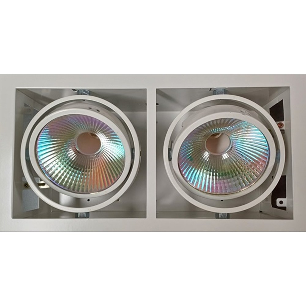 사각1구/멀티2구/독일산 할로겐 64477 B15d포함/백색기구 고순도유리코팅반사/ 타공160*160*H160/멀티2구330*160*H160/독일산 램프 B15d 150W, 1세트 65,000원