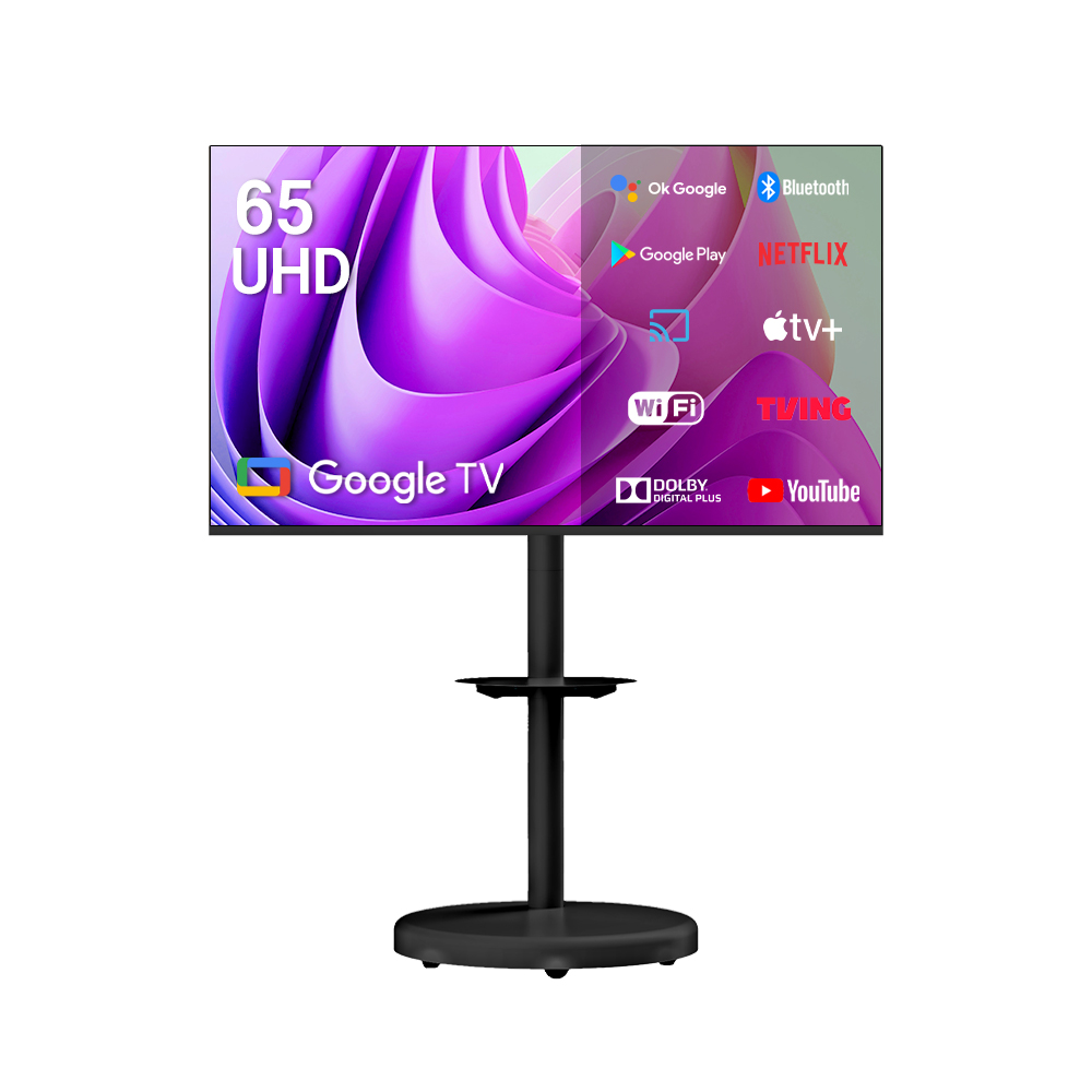 무빙큐빅스 스마트 4K UHD 65인치 삼탠바이미 블랙에디션 스탠딩 이동식 TV 삼텐바이미 중소바이미, 방문설치, 스탠드형, 무빙큐빅스 4K UHD 65인치 삼탠바이미 블랙에디션, 165cm/65인치 838,000원