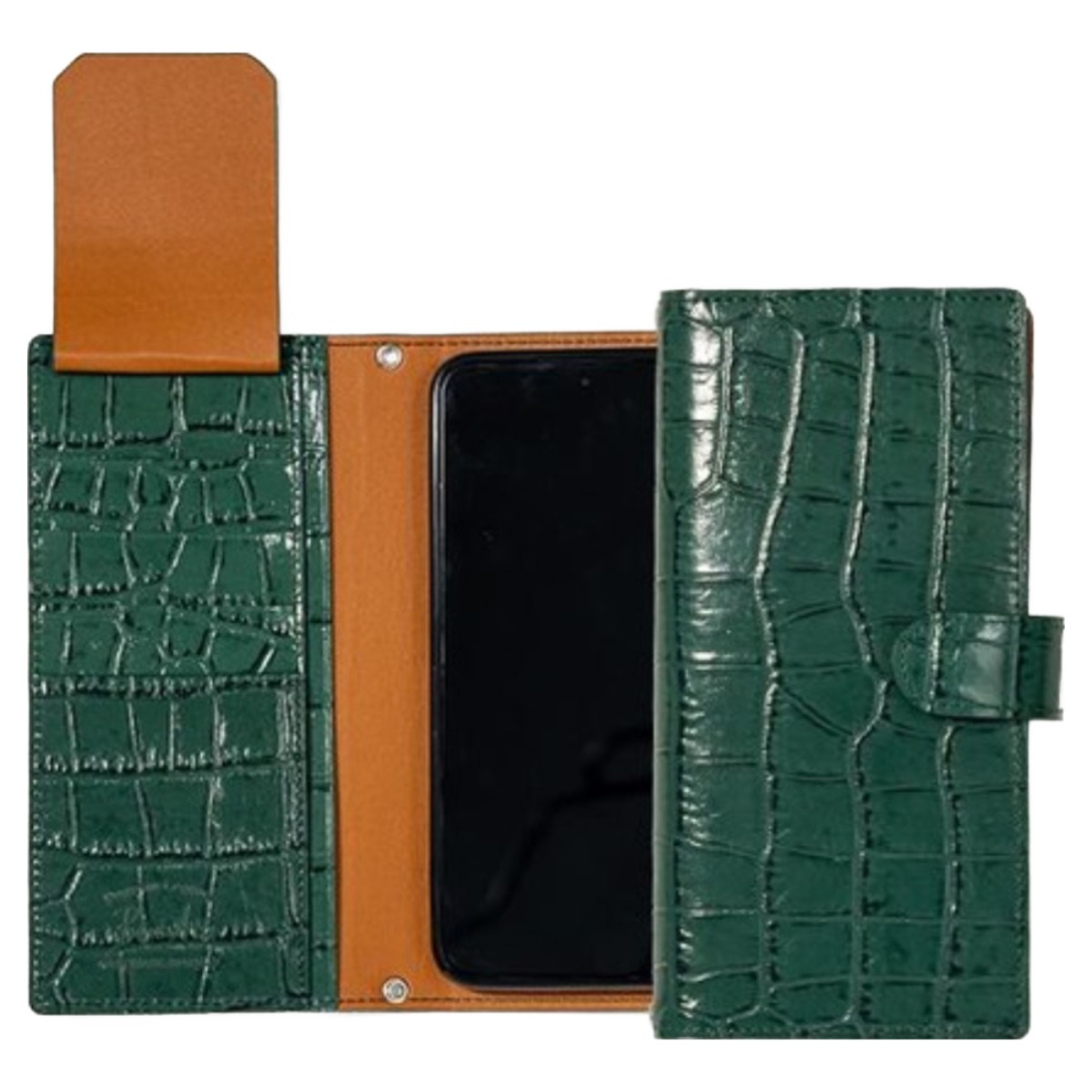 BonAtti ZENITH 악어 천연소가죽 지갑 핸드폰 케이스 갤럭시 S25 플러스 울트라 48,700원