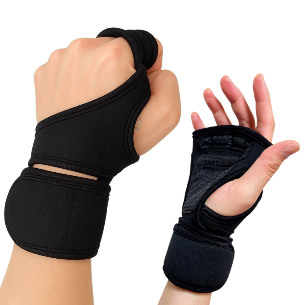 짐스터즈 손목보호 굳은살방지 헬스장갑, 1세트, 블랙 13,110원