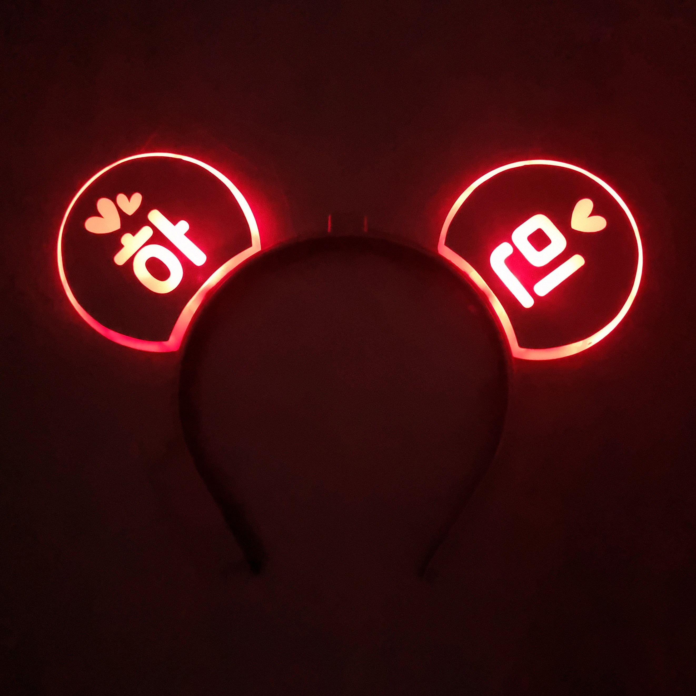 네임플러스 네플 [귀요미 머리띠] LED머리띠 파티 재롱잔치피켓 콘서트 응원용품 주문제작 9,900원