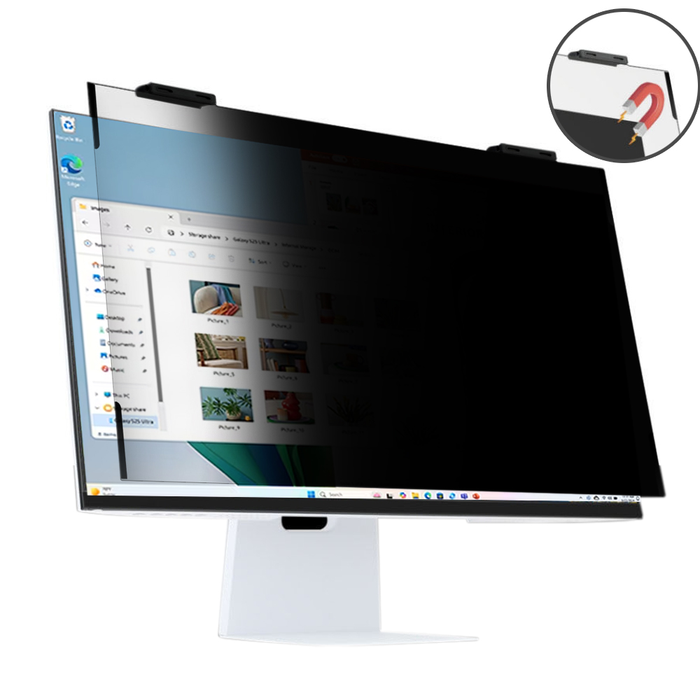 지클릭커 네오가드 블루라이트 차단 사생활보호 거치식 모니터 보안필름 24인치 25,400원