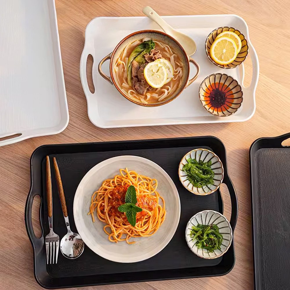 코지스 사각 손잡이 서빙 트레이, 1세트, 화이트블랙 16,750원