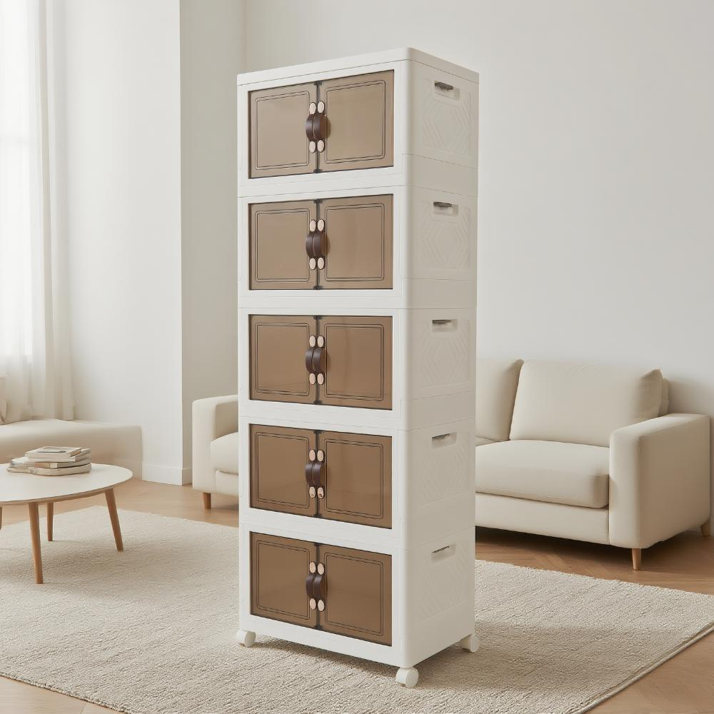 YEAAYE 대용량 리빙박스 가정용 다용도 이동식 폴딩 수납함 JG202 27,900원