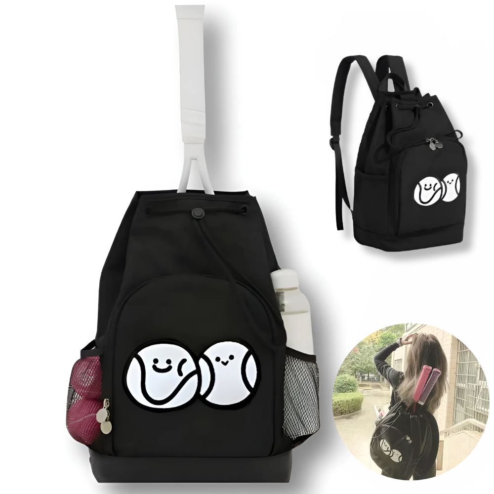 조이블리 경량 배드민턴 테니스 라켓 소형 백팩 가방, 블랙, 1개 23,070원