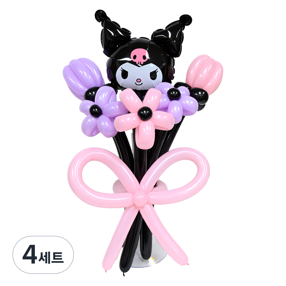 파티클럽 캐릭터 풍선 꽃다발 DIY 세트 쿠로미 39,600원