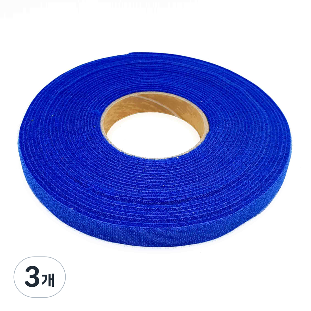 폭 2cm 국산 잘라쓰는 전선정리 암수한몸 양면벨크로타이 파란색 일반형 55,690원