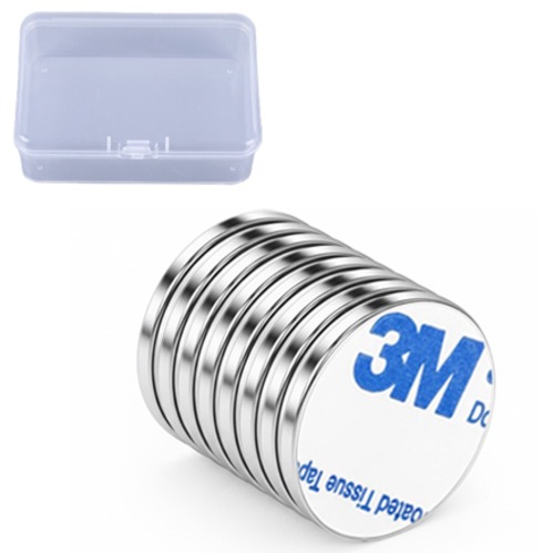 OON 3M 접착식 네오디움 원형 자석 8p 세트, 1세트 5,900원