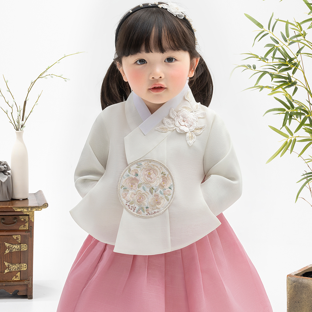 금동이아가한복 여아용 여당의장미보 아동한복세트 AW128 46,900원