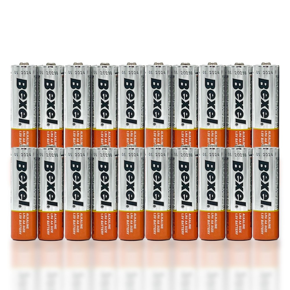 벡셀 건전지 AA 20알 국내산 알카라인 1.5V 국내생산 최신제조 정품출고 11,300원