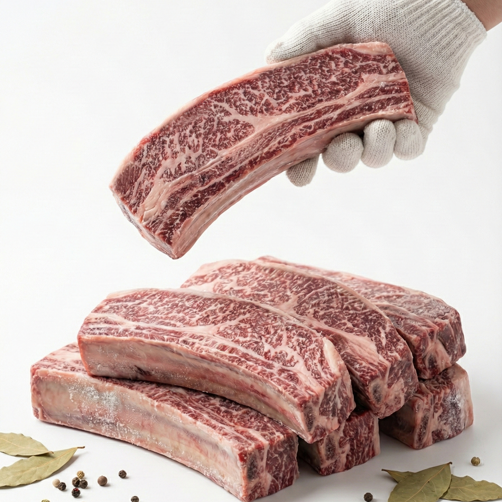 깨끗이 손질된 눈꽃 우대갈비 부드러운 곡물육 32,840원